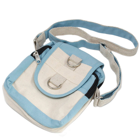 Natural Travel Bag - Teal - SHAMTAM.COM