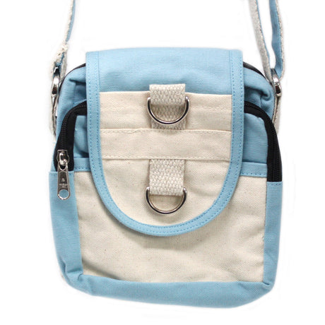 Natural Travel Bag - Teal - SHAMTAM.COM