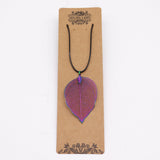 Necklace - Bravery Leaf - Multicoloured - SHAMTAM.COM