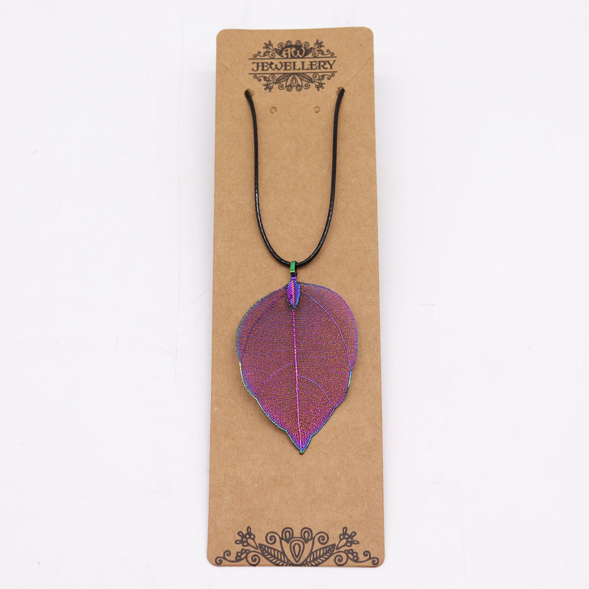 Necklace - Bravery Leaf - Multicoloured - SHAMTAM.COM