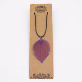 Necklace - Bravery Leaf - Multicoloured - SHAMTAM.COM