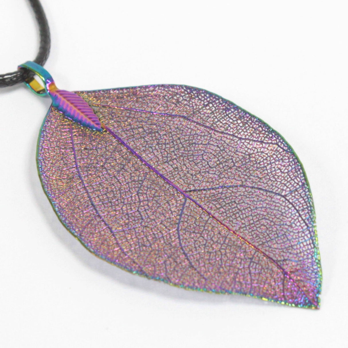 Necklace - Bravery Leaf - Multicoloured - SHAMTAM.COM