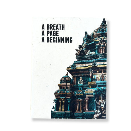 Nepal Lokta Paper Journal A5, 90 Pages, Bookmark - SHAMTAM.COM