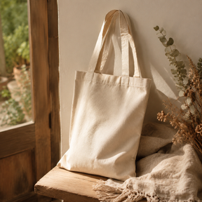 Nomad Sari Ikoniczna torba Toni Tote - Pozostań dziki - Naturalna 10oz