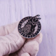 Norse Runes Raven Pin - SHAMTAM