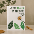 Notebook Unlined With Strap, Leaves Tree 200 Pages - SHAMTAM.COM