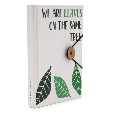 Notebook with strap - Leaves on the same tree - SHAMTAM.COM