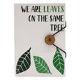 Notebook with strap - Leaves on the same tree - SHAMTAM.COM