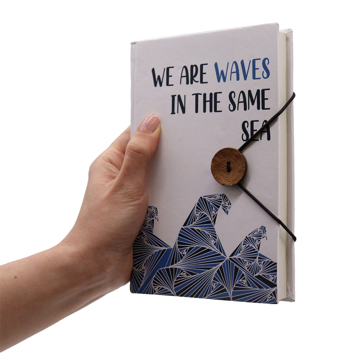 Notebook with strap - Waves in the same sea - SHAMTAM.COM