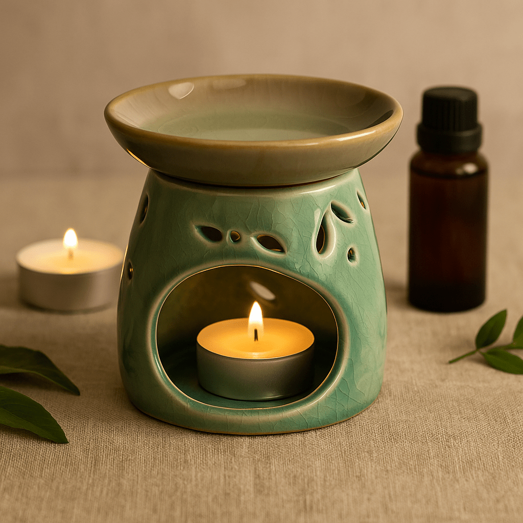 Oil and Wax Melt Burner, Blue - SHAMTAM.COM