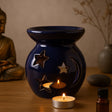 Oil Burner Ceramic Moon And Star - SHAMTAM.COM