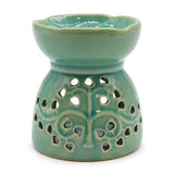 Tree of Life Oil Burner - Blue - SHAMTAM.COM