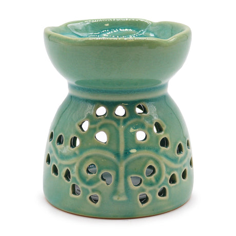 Tree of Life Oil Burner - Blue - SHAMTAM.COM