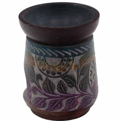 Elephant Oil Burner 13x10cm - Soapstone - Five Colours - SHAMTAM.COM