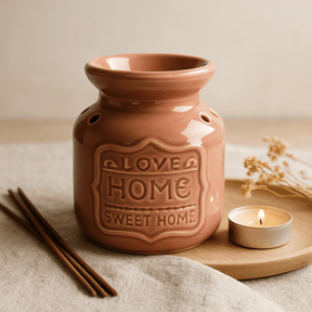 Oil Burner For Wax Melts - Home Sweet Home - SHAMTAM.COM