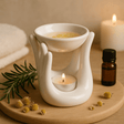 Oil Burner For Wax Melts, White Helping Hand - SHAMTAM.COM