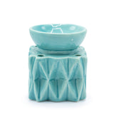 Oil Burner Geometric - Blue - SHAMTAM.COM