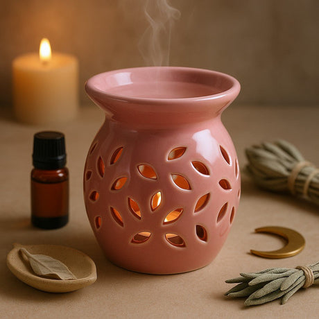 Oil Burner Rose Ancient Wisdom - SHAMTAM.COM