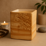 Oil Burner Wax Warmer Hand Painted Bonsai Sand - SHAMTAM.COM
