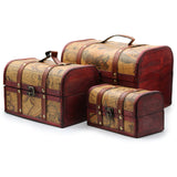 Old Map Chest - Set of 3 - SHAMTAM.COM