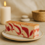 Olive Oil Cold Process Soap Slice - Red Clay - SHAMTAM.COM