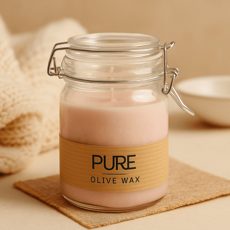 Olive Wax Candle Antique Rose - SHAMTAM.COM