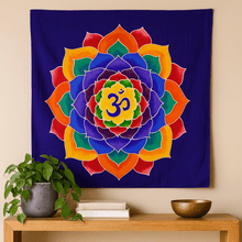 Om Flower Of Life Art 110x98cm - SHAMTAM.COM