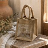 One Window Jar & Gift Bag 12 × 12 × 13 cm — styled in a warm, naturally lit interior