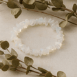 Opalite Crystal Chip Stone Stretch Bracelet - SHAMTAM.COM