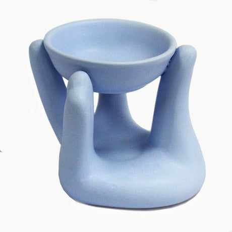 Open Hands Oil Burner - Blue - SHAMTAM.COM