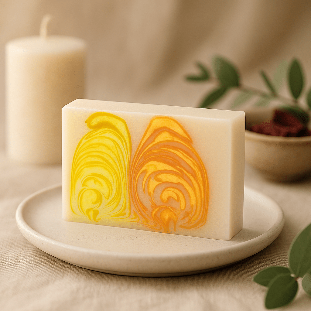 Orange and Ginger Soap Loaf 1.2 kg - SHAMTAM.COM