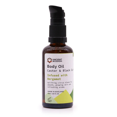 Bergamot Body Oil Organic 50ml - SHAMTAM.COM