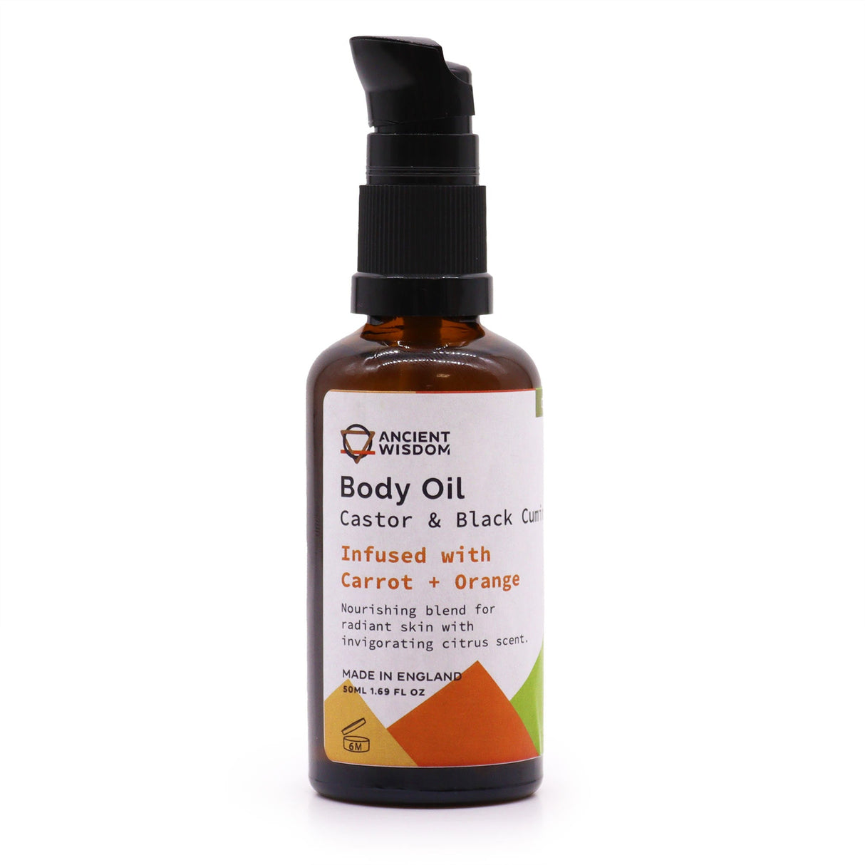 Carrot & Orange Body Oil Organic 50ml - SHAMTAM.COM