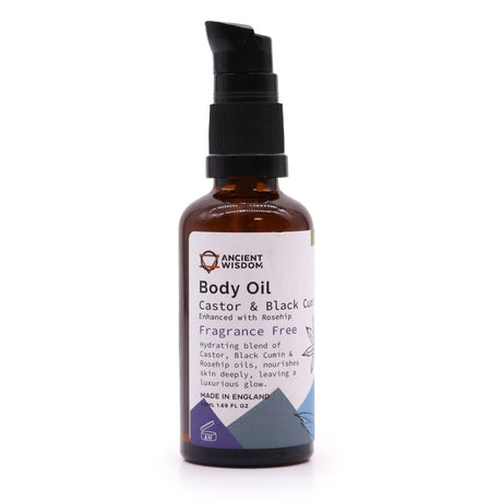 Organic Body Oil 50ml - Rosehip Unfragranced - SHAMTAM.COM