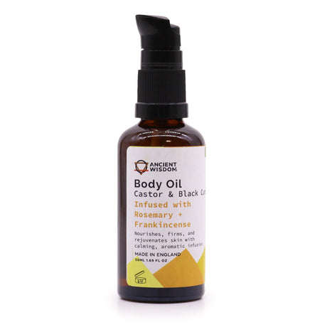 Rosemary & Frankincense Body Oil Organic 50ml - SHAMTAM.COM