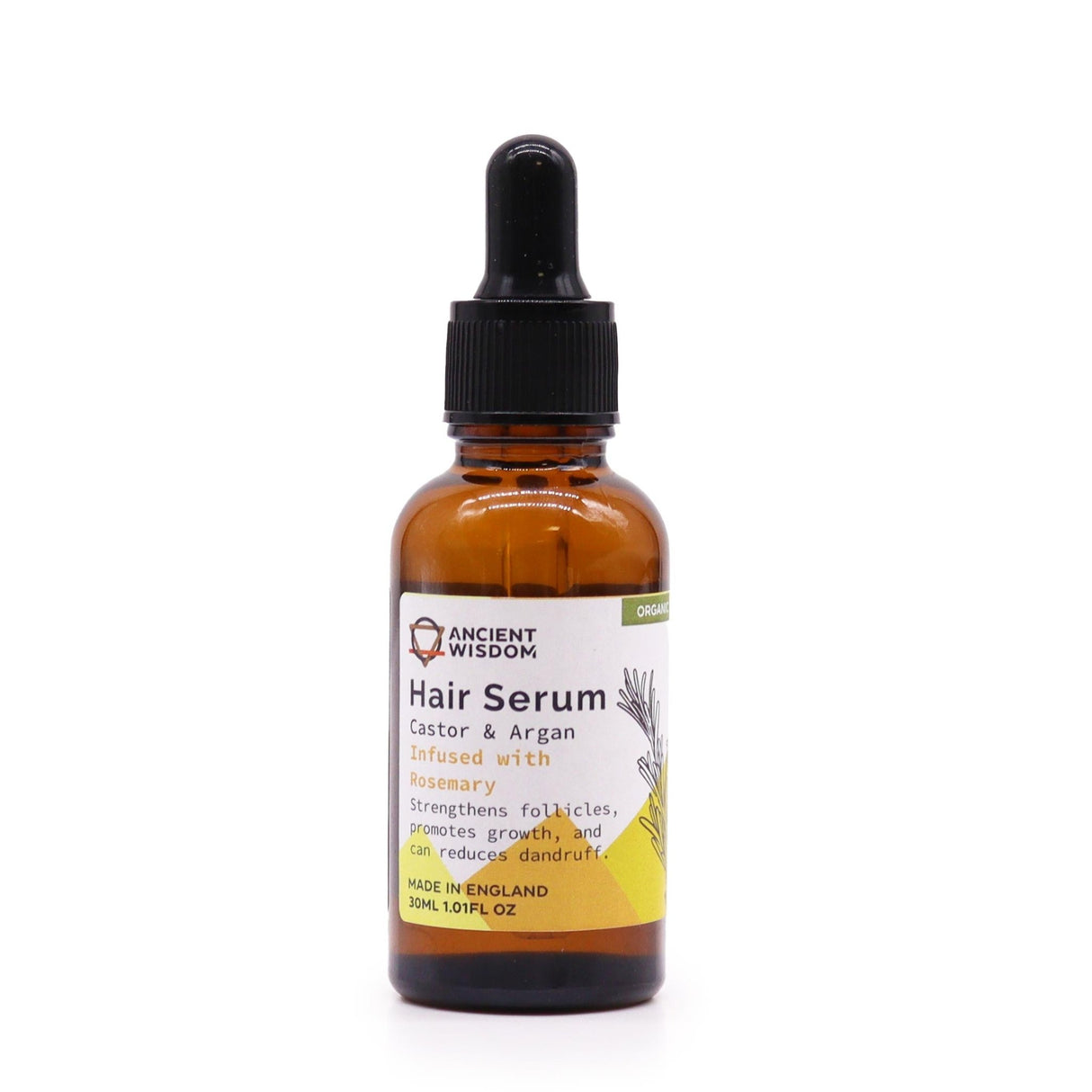 Rosemary Hair Serum Organic 30ml - SHAMTAM.COM