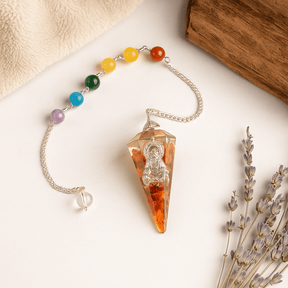 Orgonite Chakra Dowsing Pendulum Buddha - SHAMTAM.COM