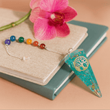 Orgonite Chakra Dowsing Pendulum, Tree of Life - SHAMTAM.COM