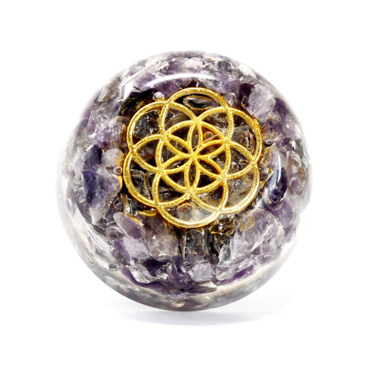 Orgonite Energy Dome - Amethyst - SHAMTAM.COM