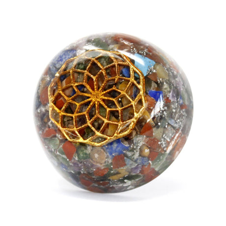 Orgonite Energy Dome - Multi Stone - SHAMTAM.COM