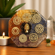 Orgonite Dome Paperweight, Buddha Chakra - SHAMTAM.COM