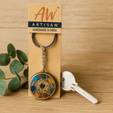 Orgonite Keychain Round Seven Chakra - SHAMTAM.COM