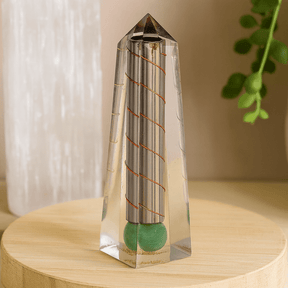 Orgonite Obelisk Green Aventurine 110x30 mm - SHAMTAM.COM