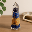 Orgonite Obelisk Point Copper Lapis Yellow Aventurine 90x25mm - SHAMTAM.COM