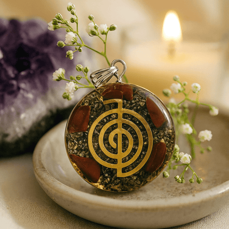 Orgonite Pendant With Gemstone Chips - SHAMTAM.COM