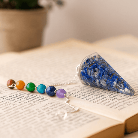 Orgonite Pendulum Lapis Chakra - SHAMTAM.COM