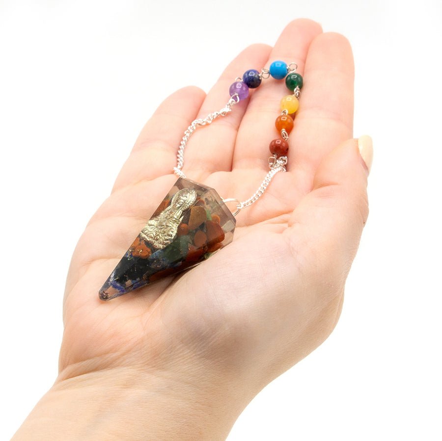 Orgonite Power Chakra Pendulum - Buddha - SHAMTAM.COM