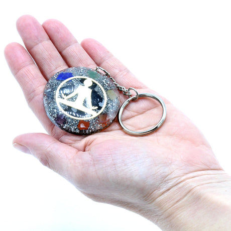 Talisman Keychain Orgonite Power - Buddha Seven Chakra - SHAMTAM.COM