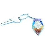 Talisman Keychain Orgonite Power - Gemstone Chakra Hamsa - SHAMTAM.COM