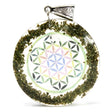 Orgonite Pendant - Power Greenstone Mandala - SHAMTAM.COM